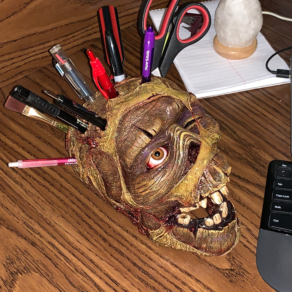 Zombie Head Pencil Holder | Screametery Originals